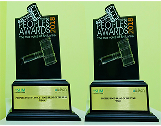 Wijaya Products won the Peoples Food Brand of the year