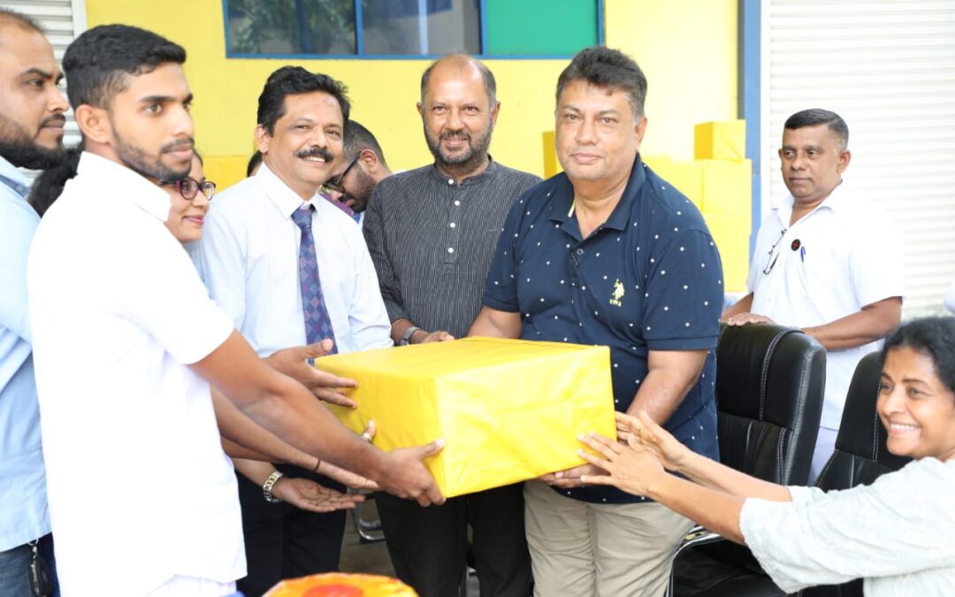 Essential medicines and goods were donated to Dodamgoda and Katugahahena hospitals by Wijaya Products (Pvt.) Ltd. The occasion was held at Wijaya Products factory premises. The director board of Wijaya Products (Pvt.) Ltd. and those hospital members participated on this occasion.